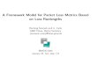 A Framework Model for Packet Loss Metrics Based on Loss Runlengths