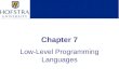 Low Level Program Languages