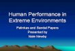 Human Performance in Extereme Environments