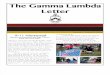 Gamma Lambda Letter September - October 2014 Recap