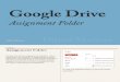 Google Drive Assignment Folder
