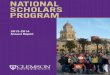 National Scholars 2013-2014 Annual Report