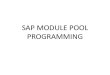 SAP Module Pool Programming
