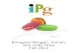 IPG Fall 2014 Bilingual Bengali, Somali and Urdu Titles