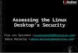Assessing the Linux Desktop Security - Ilja Van Sprundel