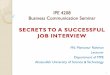How to Face a Job Interview