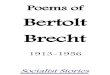 Poems of Bertolt Brecht