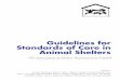 Guidelines for Standards of Care in Animal Shelters