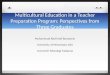 Multicultural Education in a Teacher Preparation Program: Perspectives from Three Graduates