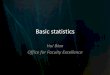Basic Statistics 9 19 2013