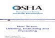 OSHA Heat Stress Training