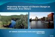 2014 Clean Rivers, Clean Lake -- Projecting Impacts of Climate Change on MKE Waters