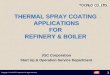 Thermal Spray Coating for Boiler