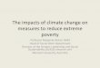 The impacts of climate change on measures to reduce extreme poverty