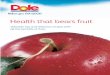 Dole Brochure Health Bears Fruit