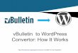 CMS2CMS: vBulletin to WordPress Convertor