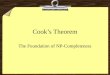 Cooks Theorem