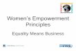 Womens Empowerment Principles