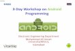 Android Workshop Day 3