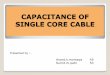 Capacitence of Single Core Cable