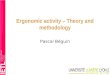 Ergonomic activity – Theory and methodology