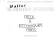 Guitar Training Session Riffs Et Rythmiques Hard [Book]