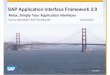30 SAPSA Application Interface Framework 2013-04-24(1)