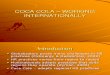 COCA COLA - WORKING INTERNATIONALLY