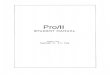 PROII manual (Provision II design tool)