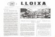 LLOIXA. Número 39,septiembre/setembre 1984. Butlletí informatiu de Sant Joan. Boletín informativo de Sant Joan. Autor: Asociación Cultural Lloixa