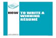 ET-56 How to Write a Winning Resume