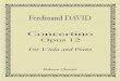 Ferdinand David - Concertino Viola and Piano Op 12