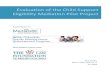 Child Support Eligibility Mediation Pilot Project Final Report & Evaluation