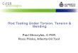 Skoczylas-Pliska Rod Testing UnderTorsionTension Bending