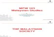 Lecture 13 - Malaysian Society