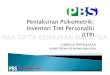 Pentaksiran Psikometrik Inventori Tret Personaliti (ITP)