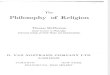 Thomas McPherson-The Philosophy of Religion-Van Nostrand (1965)