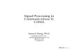 Signal Processing in Communications II_CDMA