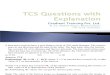 Gradient TCS Questions Explanation