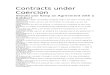 Contracts Under