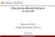 Electricity Market Reform Japan