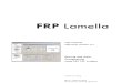 FRP Lamella ACI User Manual