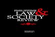 Philippine Law and Society Review