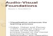 Audio Visual Foundations
