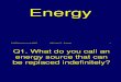 Energy Science Quiz