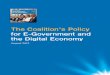 Coalition's Policy for E-Government and the Digital Economy