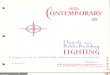 Manning Contemporary Church & Public Building Lighting Catalog CC 1961