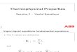 Thermophysical Properties Useful Equations