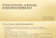 Unit 2 Political Legal Environment