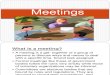 Business- Group Meetings